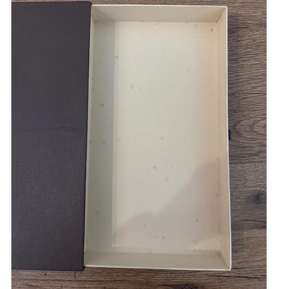 Louis Vuitton Dark Brown Drawer Style Presentation Box 11.75x6.5 Authentic